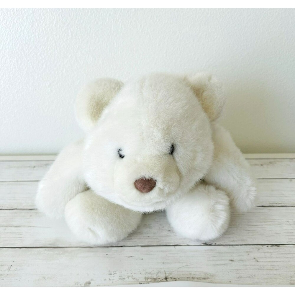 Gund Platinum Edition Snuffles Bear Plush 13"  1980 Stuffed White Korea w/Tag